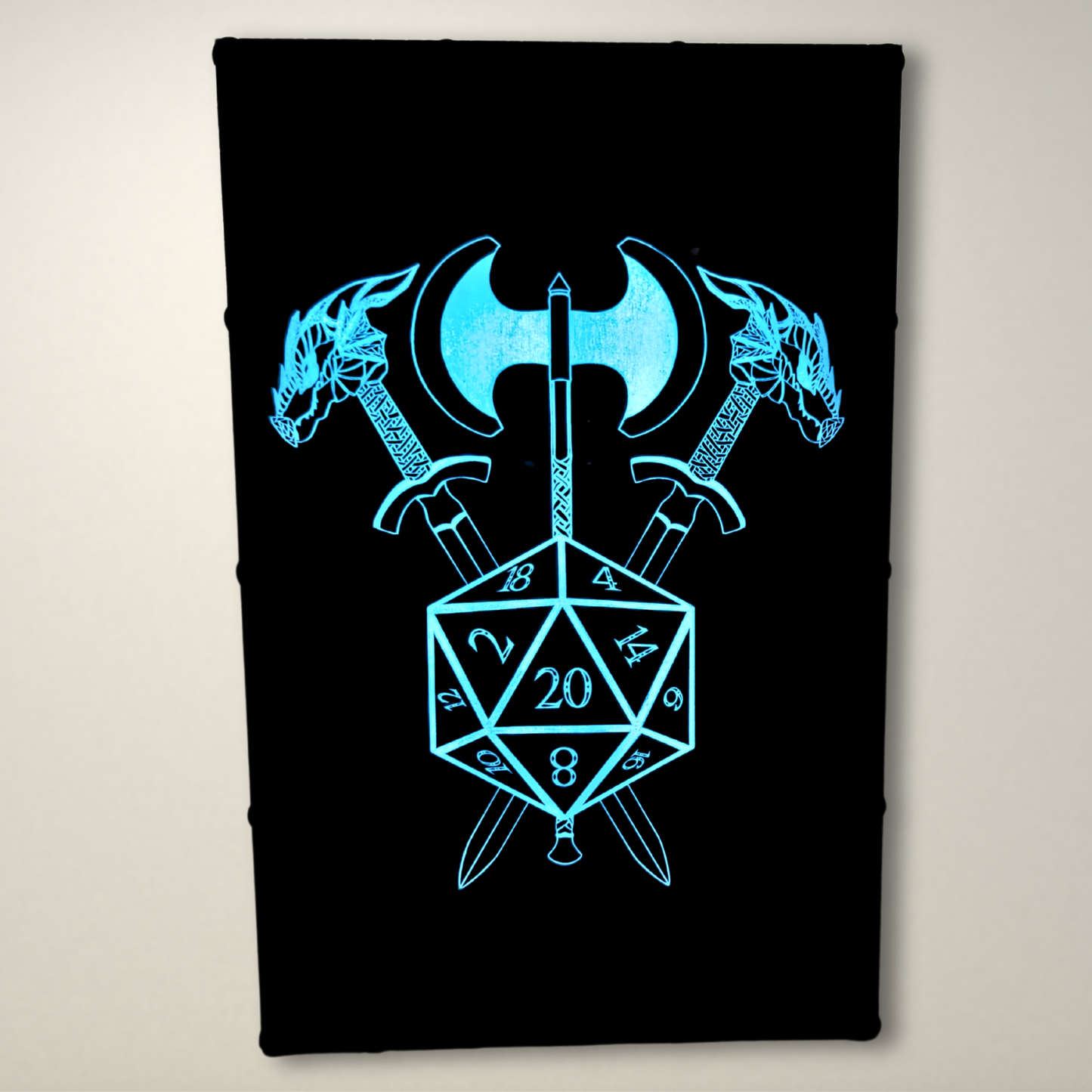 Dungeons and Dragons inspired LED Lightbox