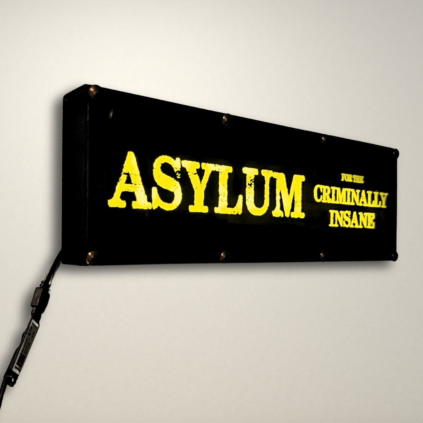 Asylum for the Criminally Insane LED Light Box