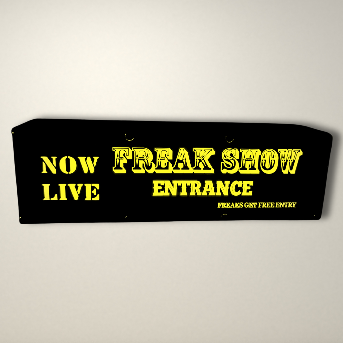 FREAK SHOW Entrance LED Lightbox Small