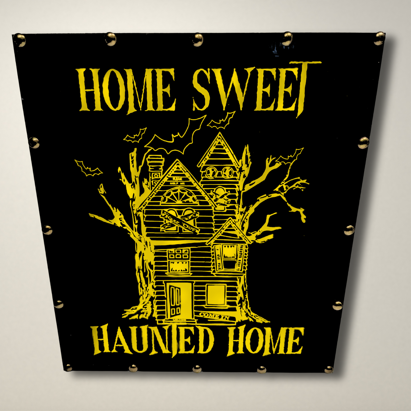 Home Sweet Haunted Home LED Lightbox Large