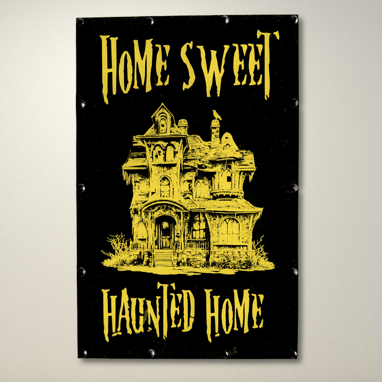 Home Sweet Haunted Home Detailed LED Lightbox