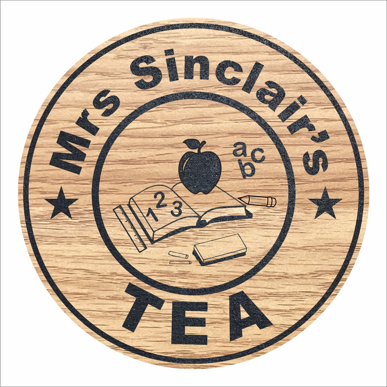 Personalised Teacher drinks coaster