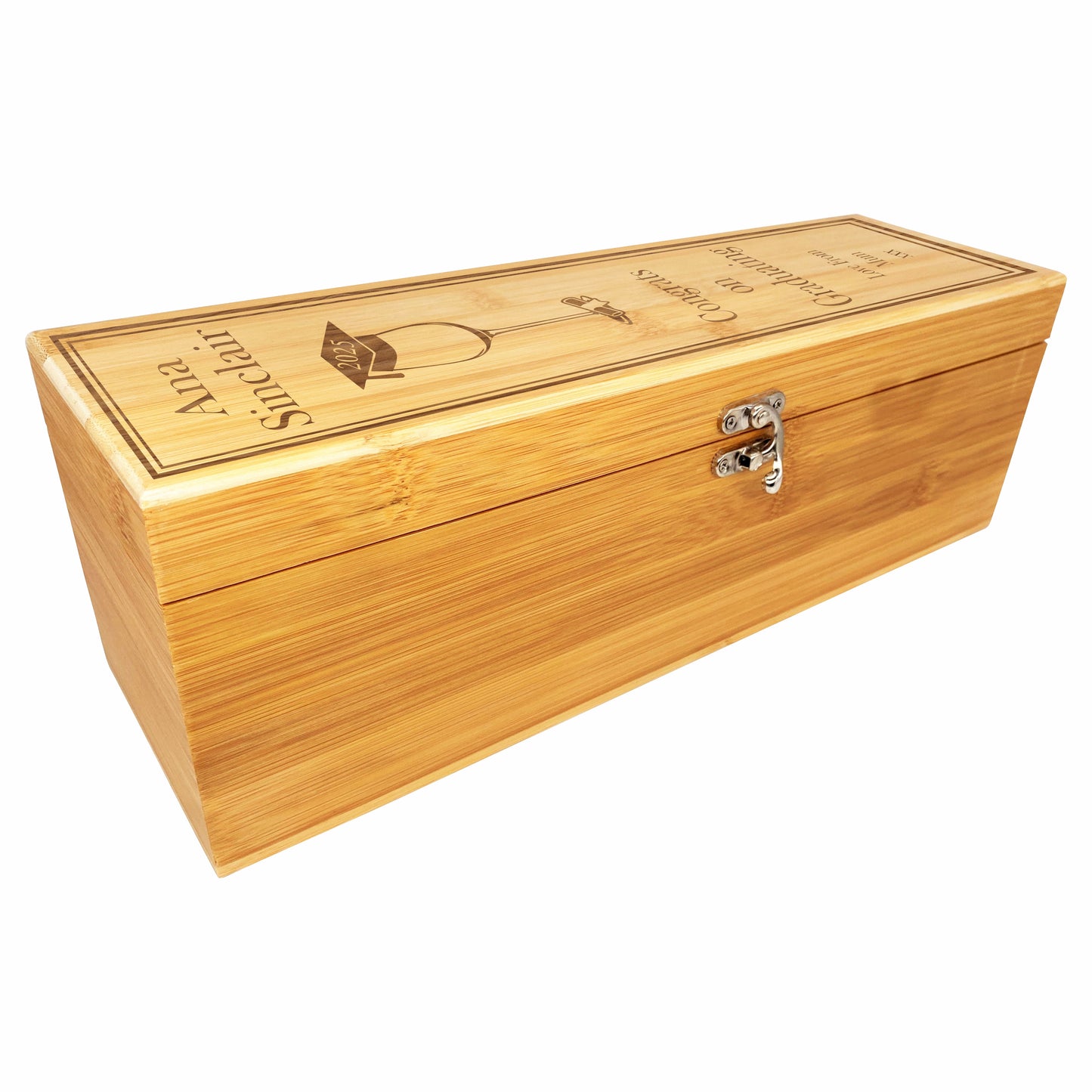 Graduation Wine Accessory Box Personalised