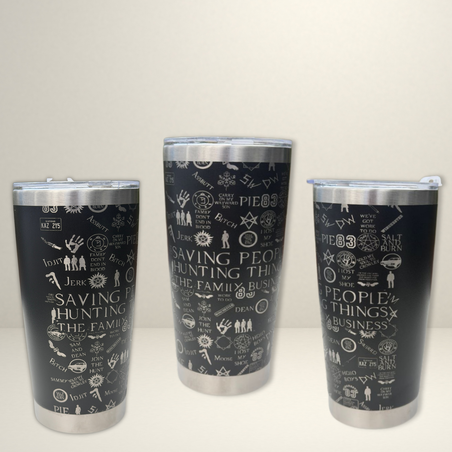 Supernatural Motif Family 500ml Insulated Cup
