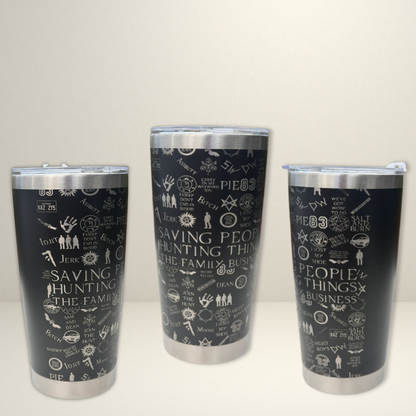 Supernatural Motif Family 500ml Insulated Cup