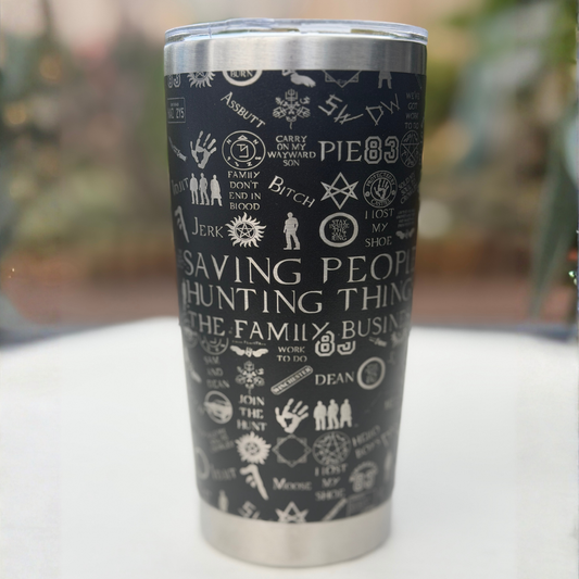 Supernatural Motif Family 500ml Insulated Cup
