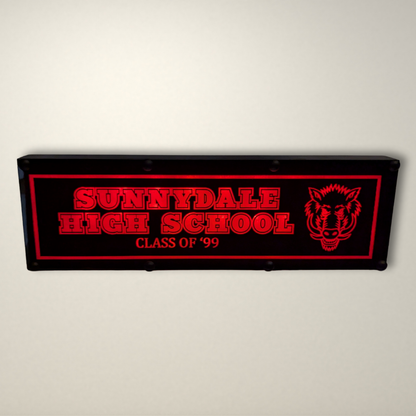 Sunnydale High School Class of 99 LED Lightbox