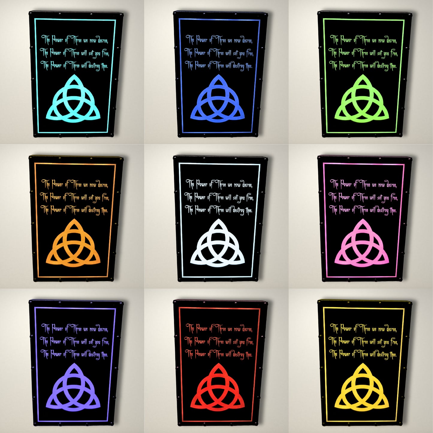 Charmed inspired LED Lightbox