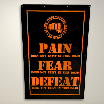 Cobra Kai PAIN FEAR DEFEAT Inspired LED Light Box
