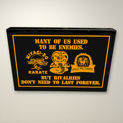 Cobra Kai Used to be Ememies Inspired LED Light Box