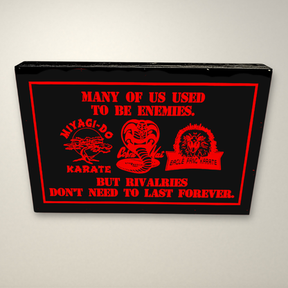 Cobra Kai Used to be Ememies Inspired LED Light Box