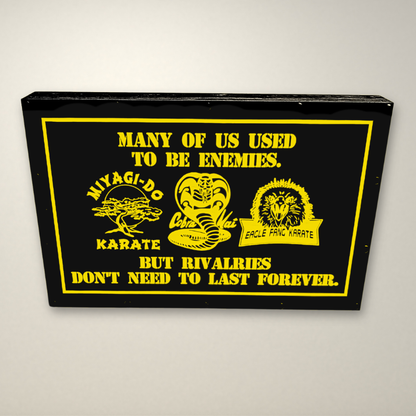 Cobra Kai Used to be Ememies Inspired LED Light Box