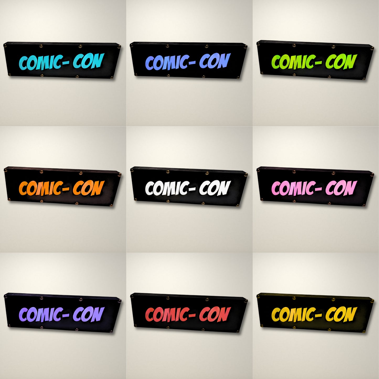Comic Con LED Lightbox