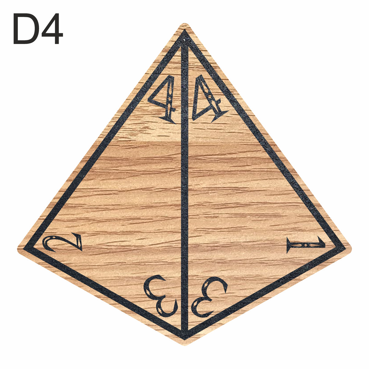 Dice Shape Set 7 Wood Laminate Coasters