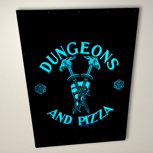 Dungeons and Pizza LED Lightbox