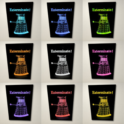 Dalek Inspired LED Light Box