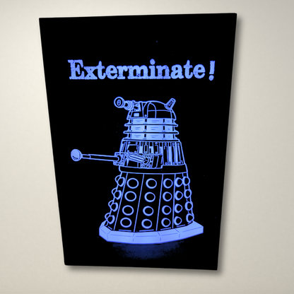 Dalek Inspired LED Light Box