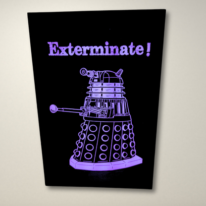 Dalek Inspired LED Light Box