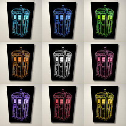Police Box LED Light Box