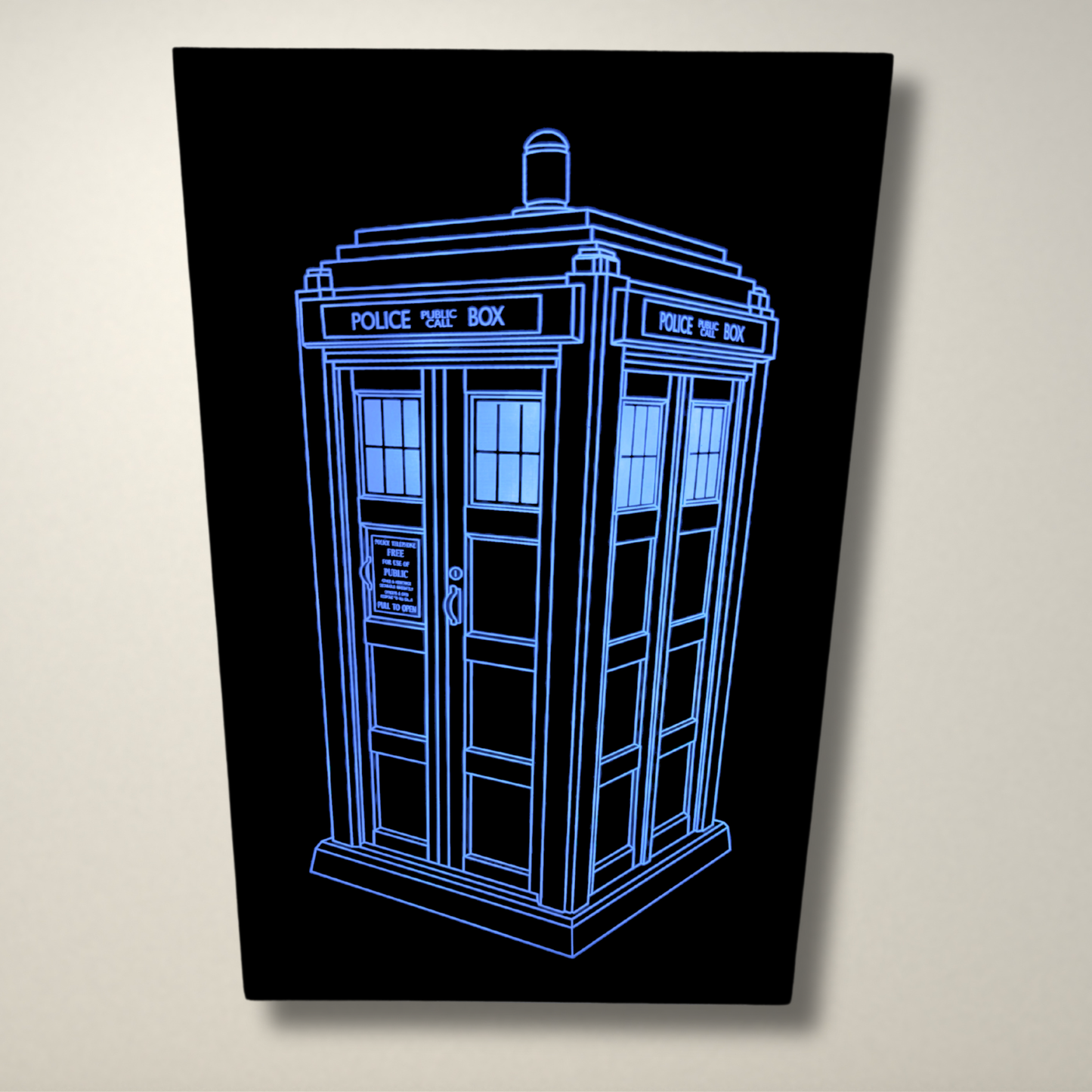 Police Box LED Light Box