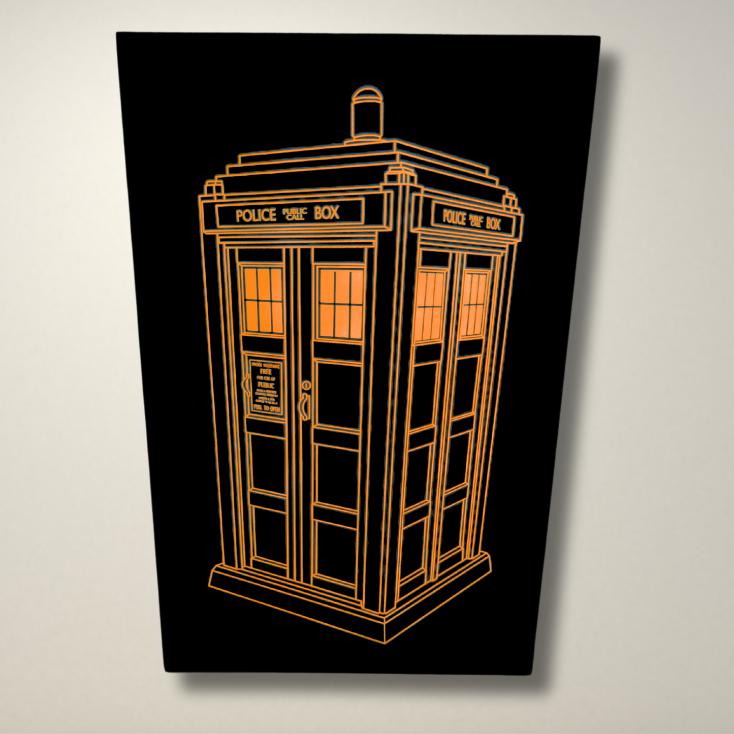 Police Box LED Light Box