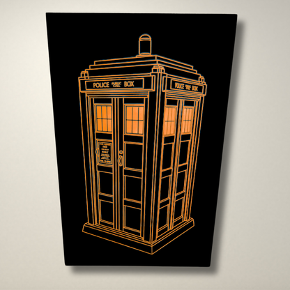 Police Box LED Light Box