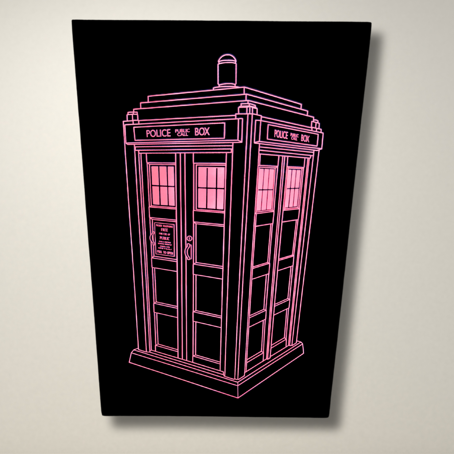 Police Box LED Light Box