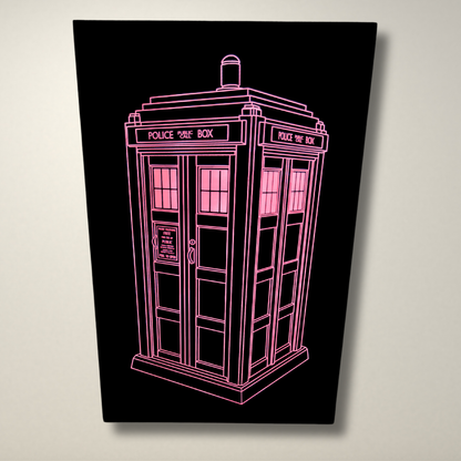 Police Box LED Light Box