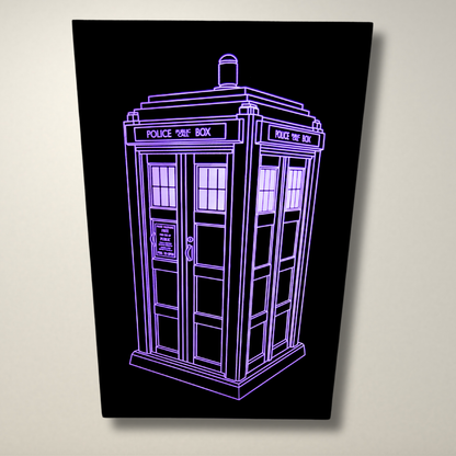Police Box LED Light Box
