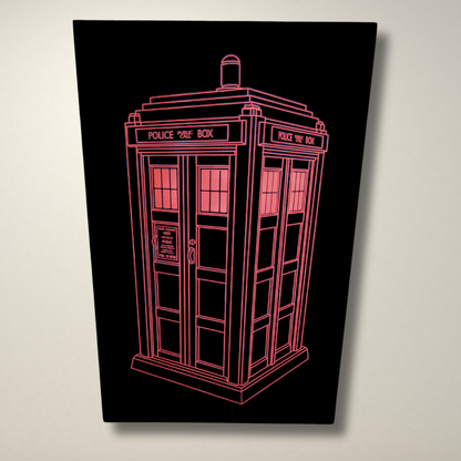 Police Box LED Light Box