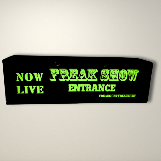 FREAK SHOW Entrance LED Lightbox Small