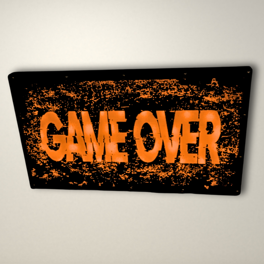 Game Over LED Lightbox Medium