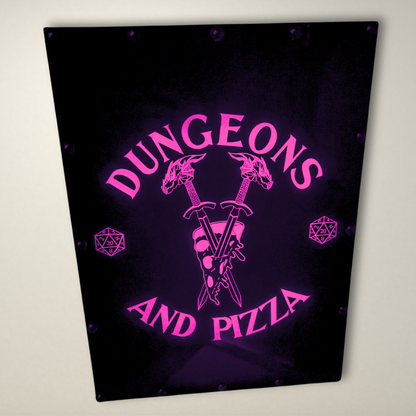 Dungeons and Pizza LED Lightbox