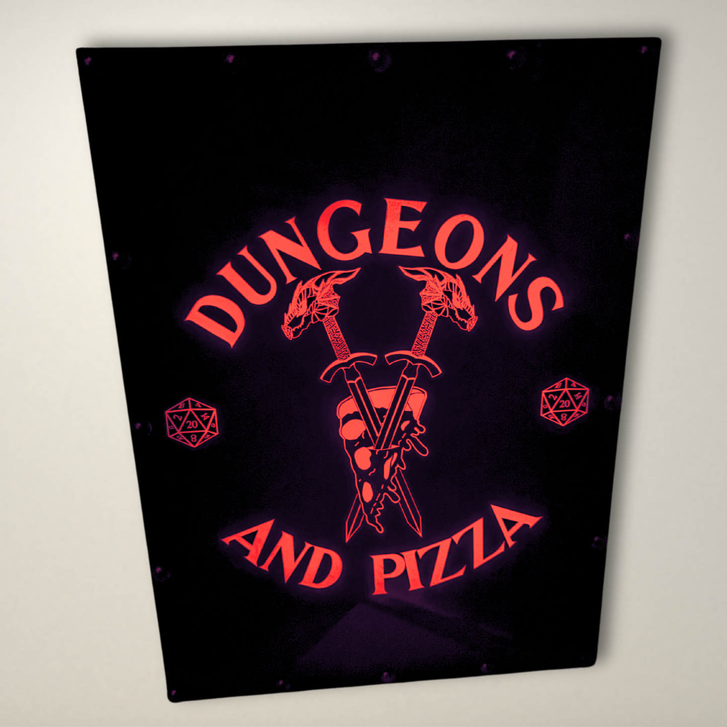 Dungeons and Pizza LED Lightbox