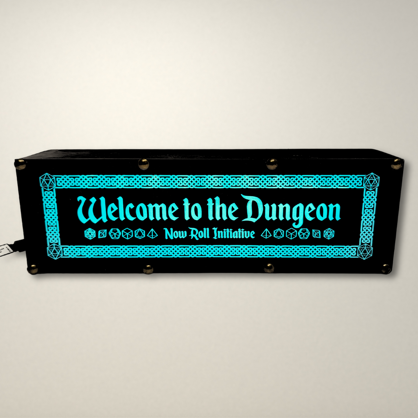 Welcome to the Dungeon Dungeons and Dragons inspired LED Lightbox