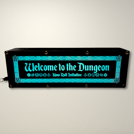 Welcome to the Dungeon Dungeons and Dragons inspired LED Lightbox