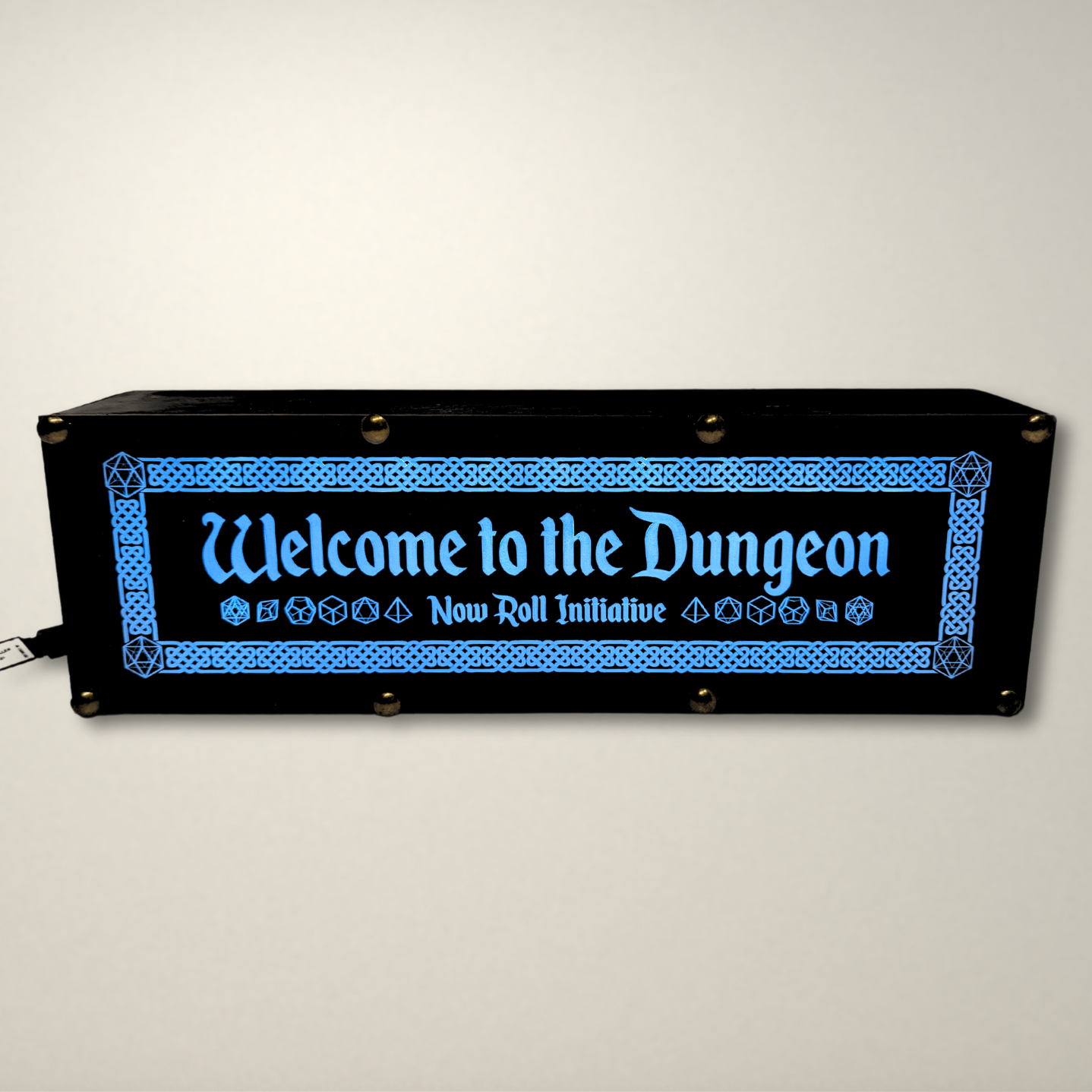 Welcome to the Dungeon Dungeons and Dragons inspired LED Lightbox
