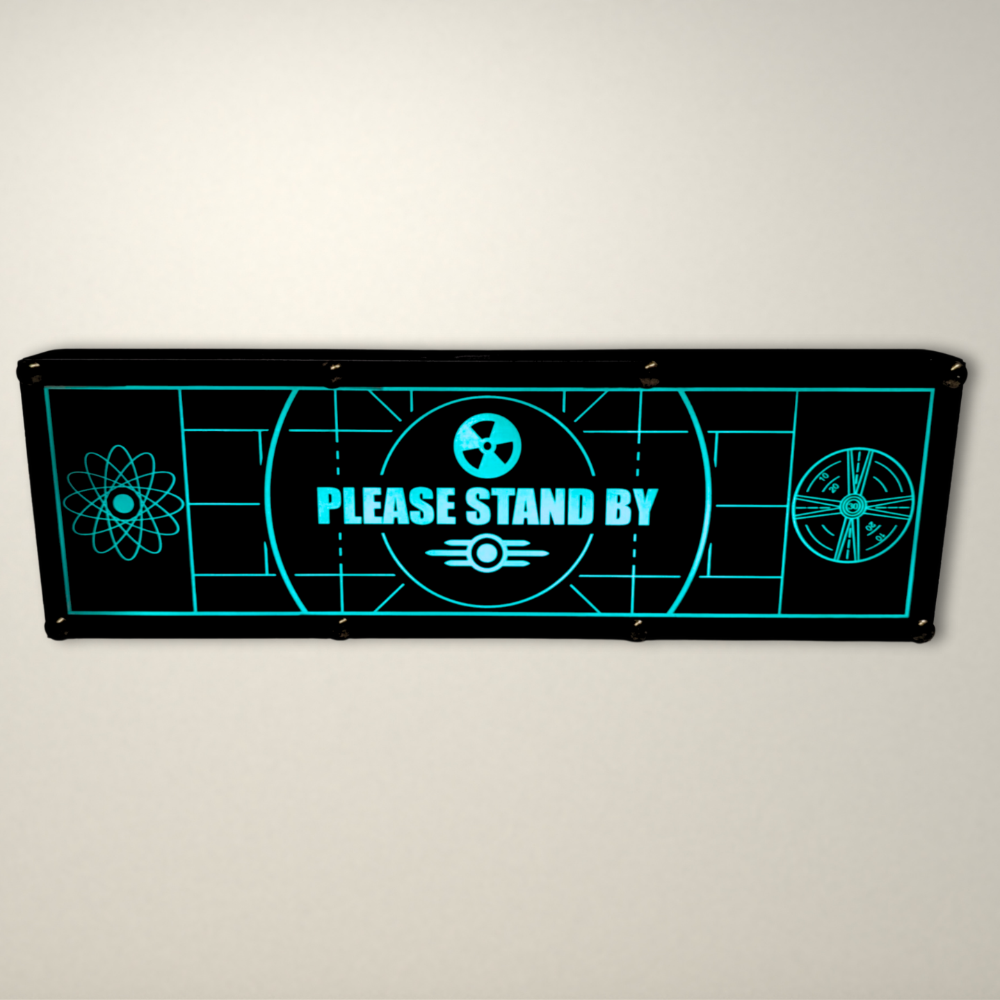 Please Stand By Fallout Inspired LED Lightbox Small