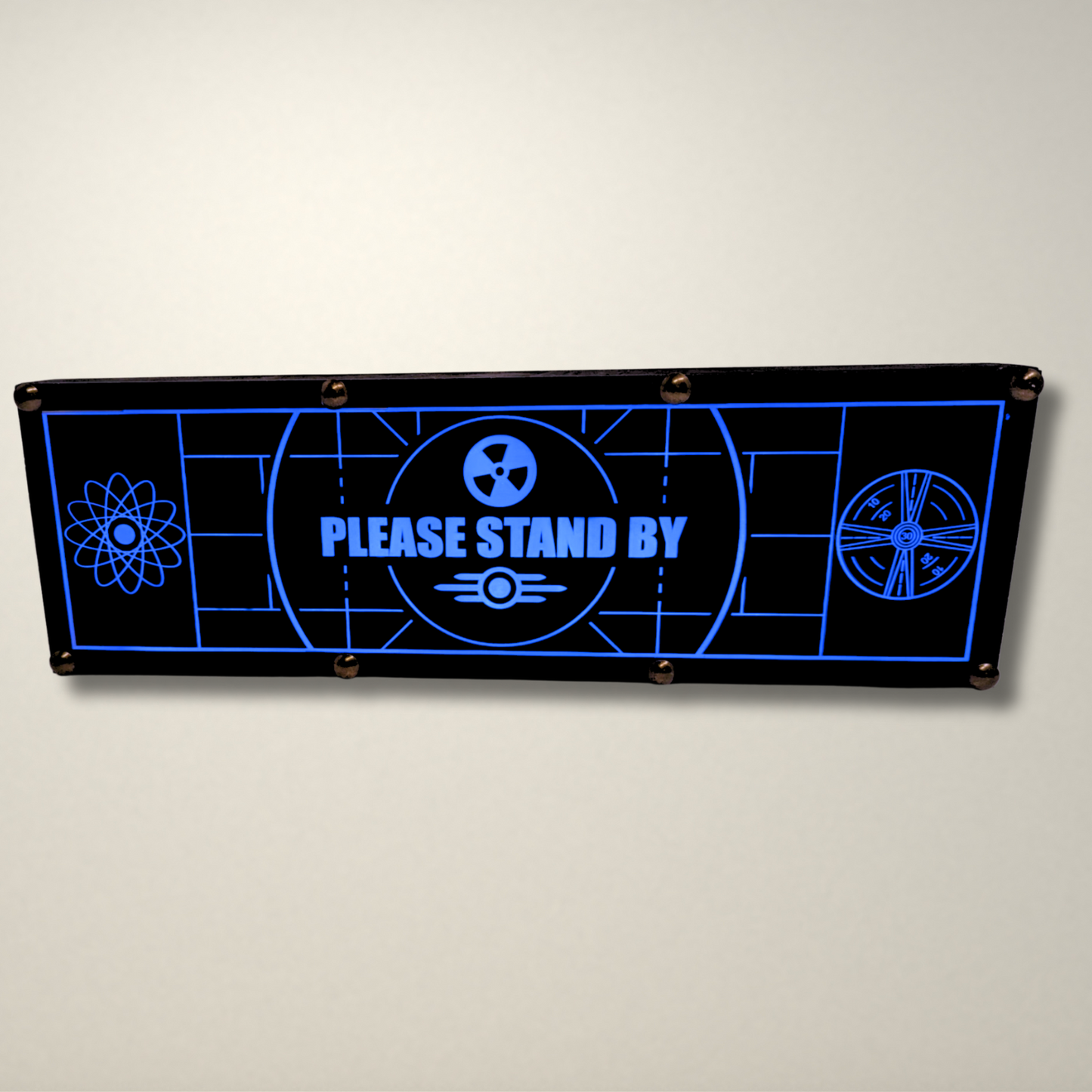 Please Stand By Fallout Inspired LED Lightbox Small
