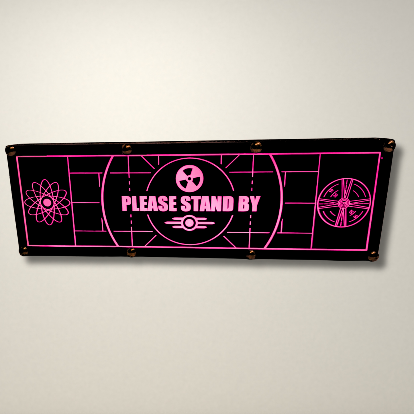 Please Stand By Fallout Inspired LED Lightbox Small