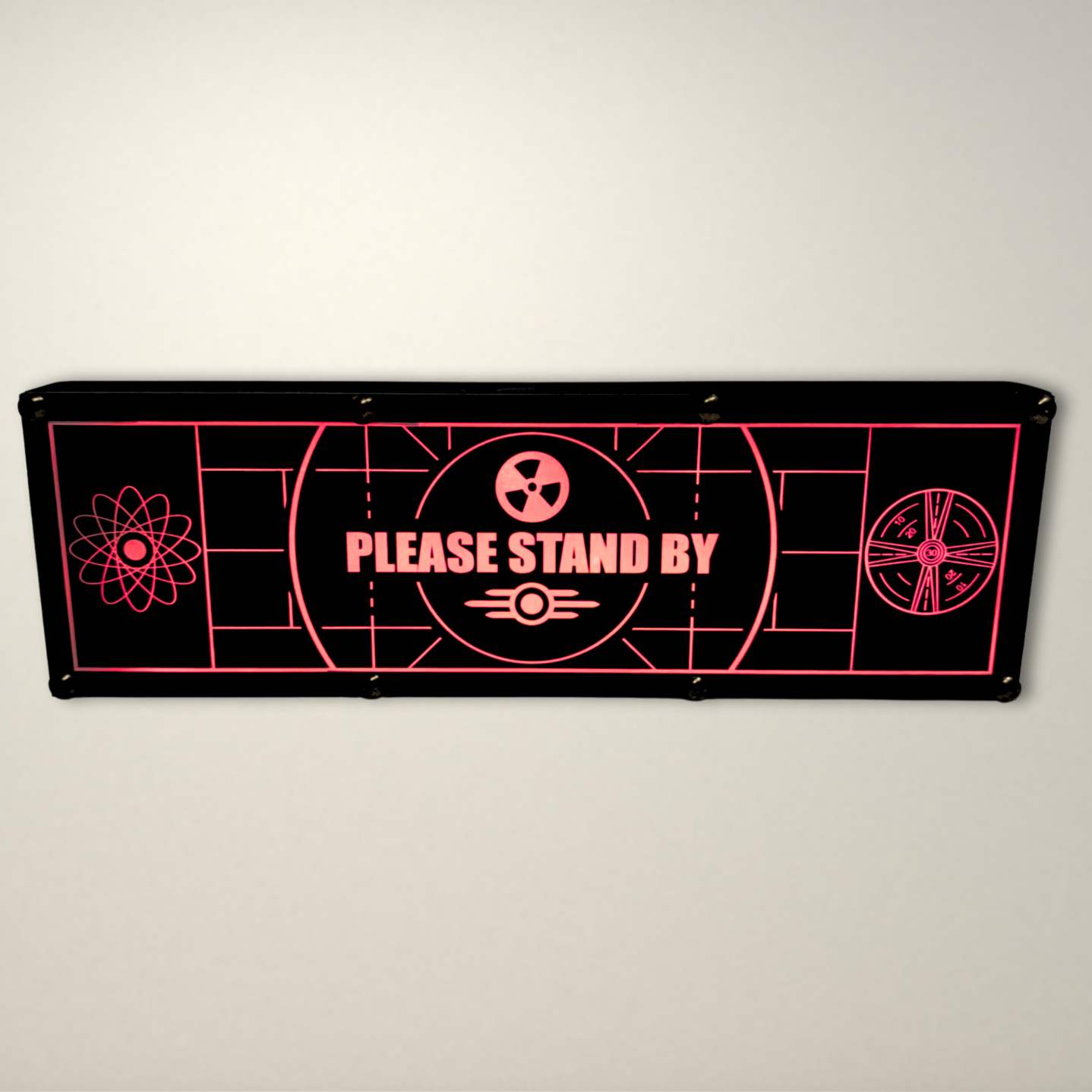 Please Stand By Fallout Inspired LED Lightbox Small