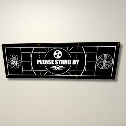 Please Stand By Fallout Inspired LED Lightbox Small