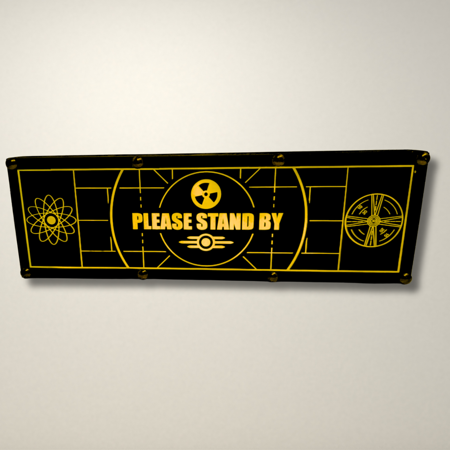 Please Stand By Fallout Inspired LED Lightbox Small
