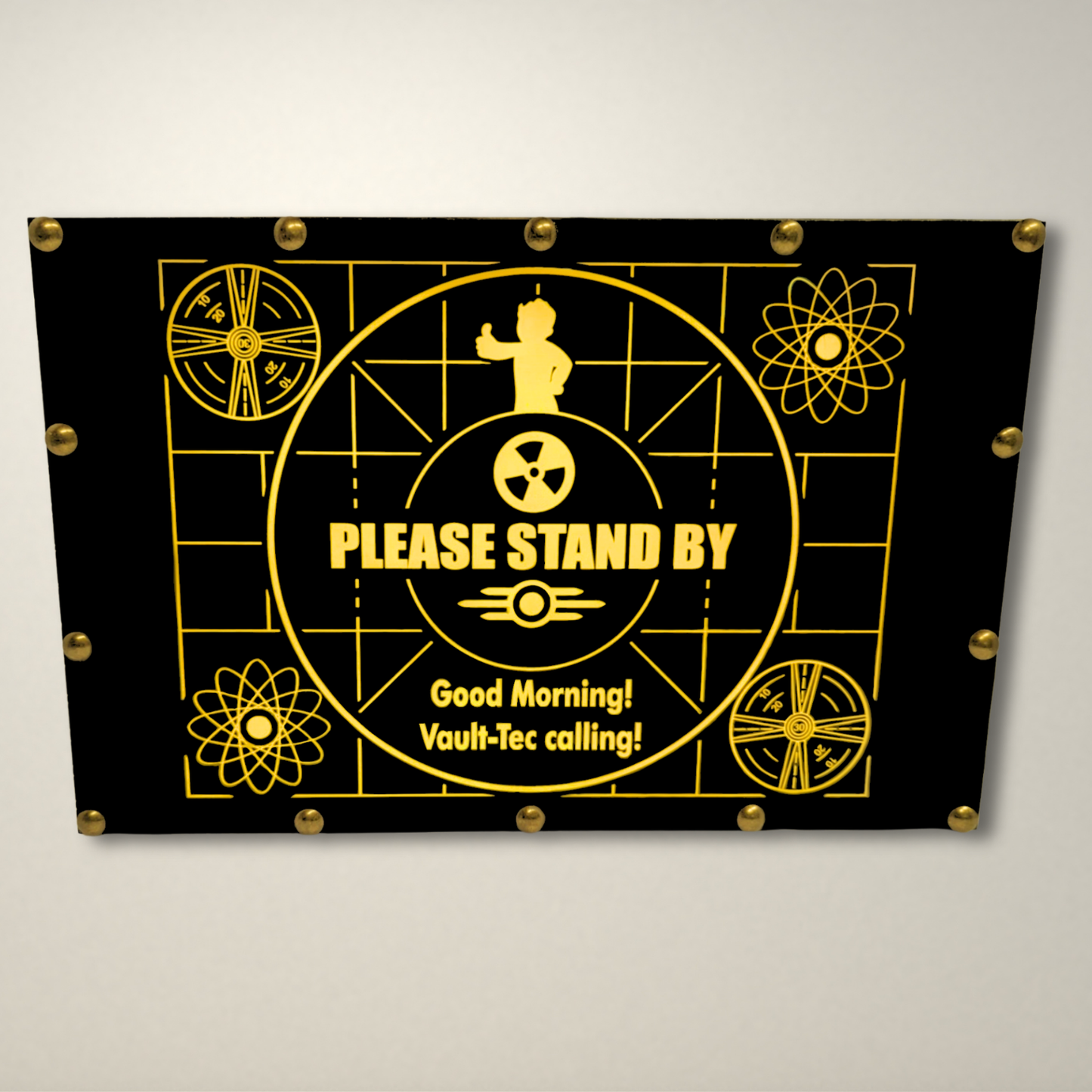 Please Stand By Fallout Inspired LED Lightbox Medium