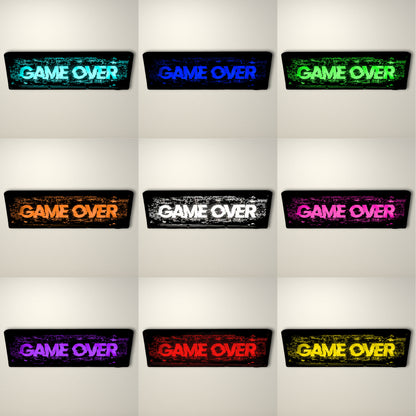 GAME OVER LED Lightbox Small