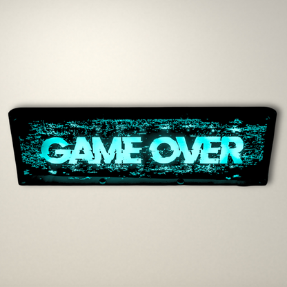 GAME OVER LED Lightbox Small