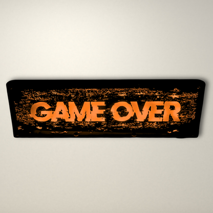 GAME OVER LED Lightbox Small