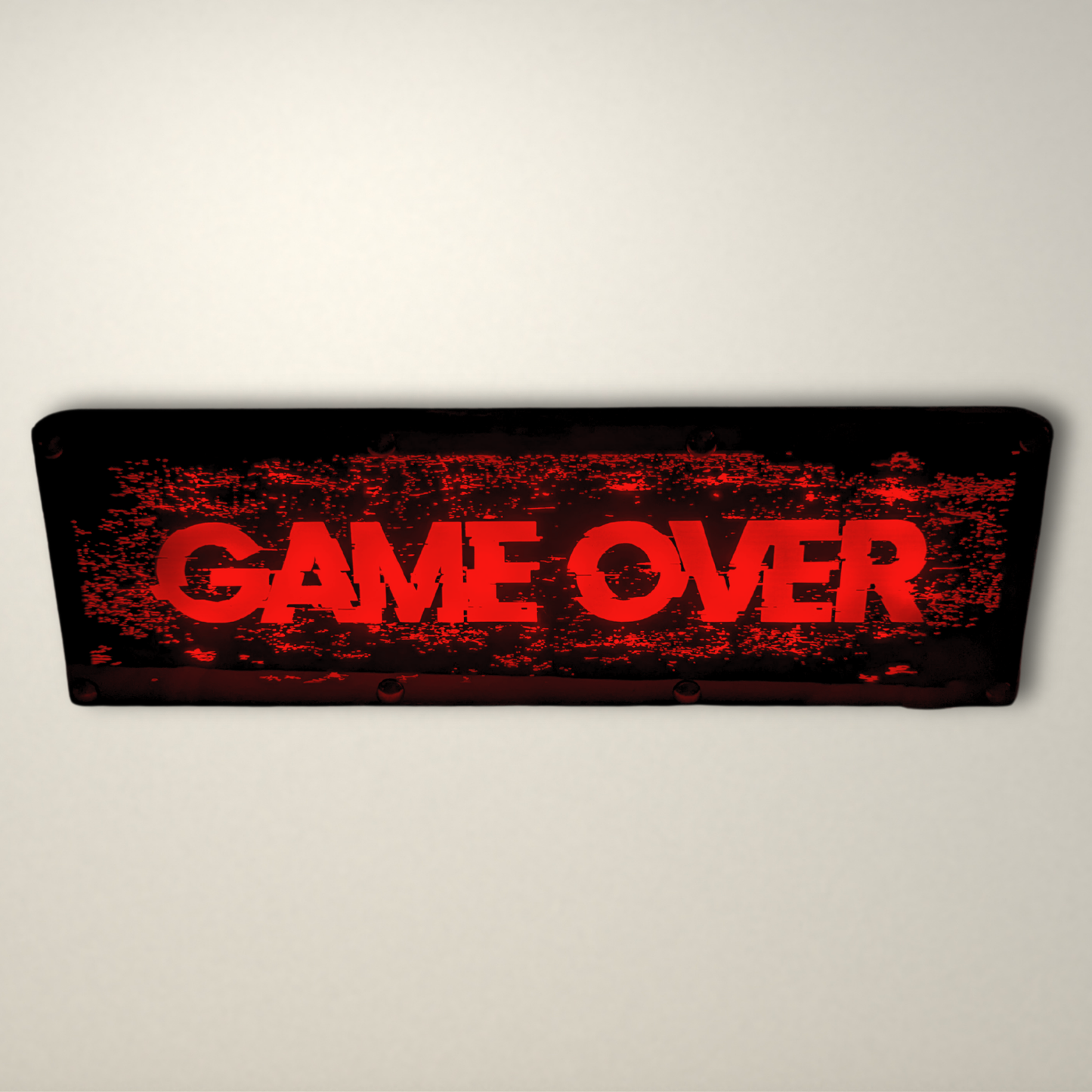 GAME OVER LED Lightbox Small