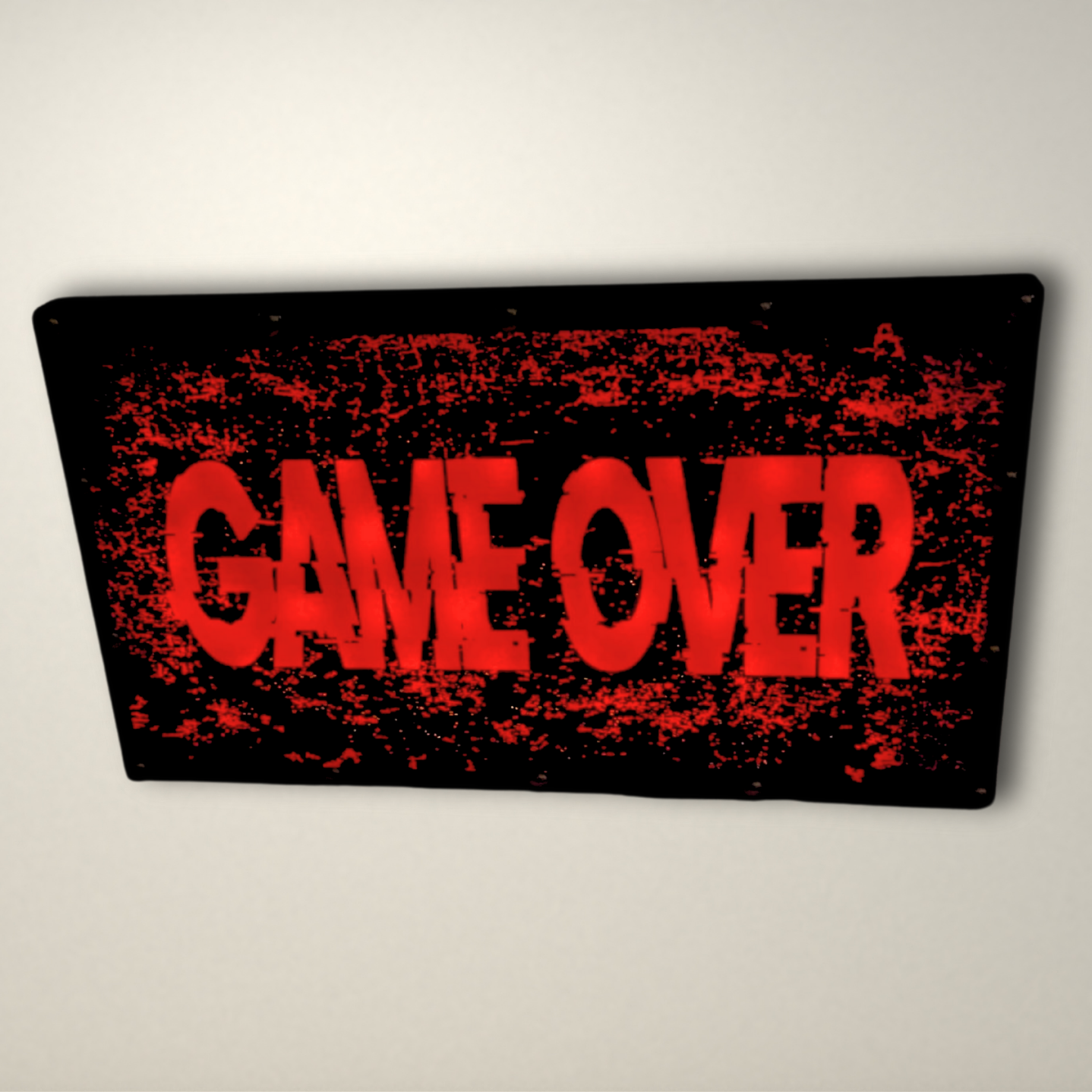 Game Over LED Lightbox Medium