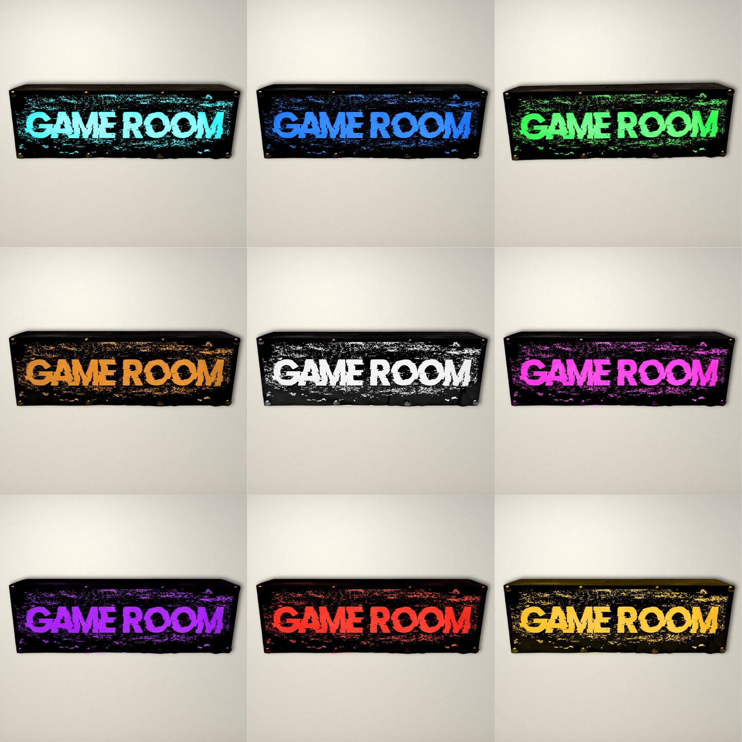 Game Room LED Lightbox Small